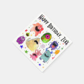 Gepersonaliseerde servetten van de Monsterpartij (Hoek)