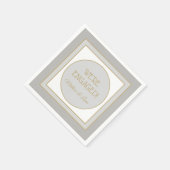 Gepersonaliseerde service party napkin servet (Hoek)