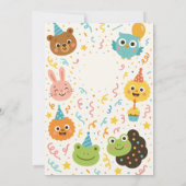 Gepersonaliseerde Sesamstraat verjaardagsuitnodigi Kaart (Achterkant)