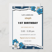 Gepersonaliseerde Sesamstraat verjaardagsuitnodigi Kaart (Voorkant)