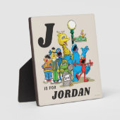 Gepersonaliseerde  Sesamstraat Vrienden Fotoplaat (Voorkant)