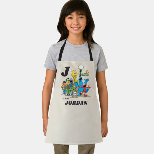 Gepersonaliseerde Sesamstraat Vrienden Schort (Insitu)