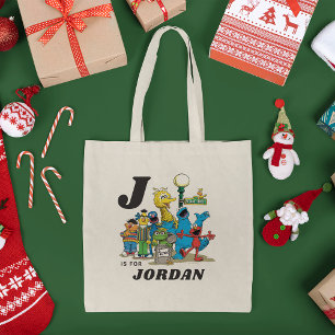 Gepersonaliseerde Sesamstraat Vrienden Tote Bag