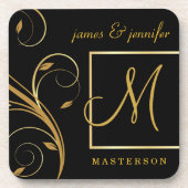 Gepersonaliseerde set Onderzetters voor weddenscha (Voorkant)