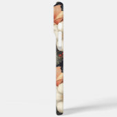 Gepersonaliseerde Shabby Chic Pastel Pink Peony Case-Mate iPhone Case (Achterkant / Links)