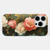 Gepersonaliseerde  Shabby Chic Pastel Pink Peony Case-Mate iPhone Case (Achterkant (horizontaal))