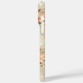Gepersonaliseerde Shabby Chic Winter Bloemen Case-Mate iPhone Case (Achterkant / Links)