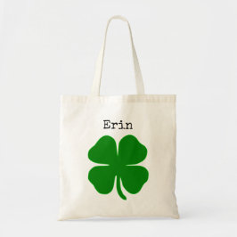 gepersonaliseerde shamrock bag tote bag