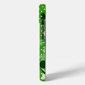 Gepersonaliseerde Shamrock en Polka Dot Case-Mate iPhone Case (Achterkant / Links)