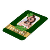 Gepersonaliseerde shamrock magneet (Linkerzijde)