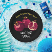 Gepersonaliseerde Shanah Tovah granaatappel Papieren Bordje (Feest)