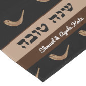 Gepersonaliseerde Shanah Tovah Shofer Korte Tafelloper (Hoek)