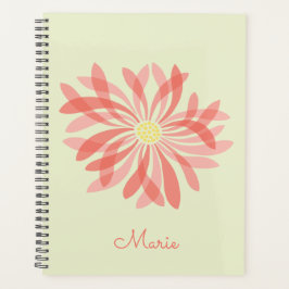 Gepersonaliseerde Sheer Wildflower Planner