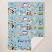 Gepersonaliseerde Shepa deken voor uw kind (Voorkant)