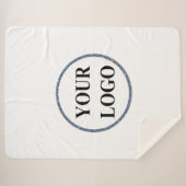 Gepersonaliseerde Sherpa dekenworp Gepersonaliseer Sherpa Deken (Voorkant (horizontaal))