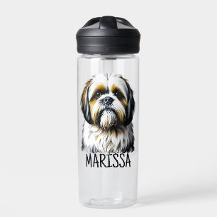 Gepersonaliseerde Shih Tzu   Hond Mam Waterfles