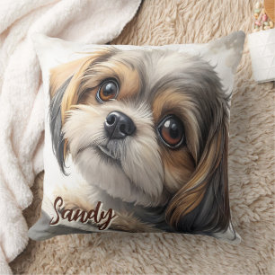Gepersonaliseerde Shih Tzu Lover Sierkussen
