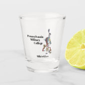 GEPERSONALISEERDE SHOT GLASS W/PMC PROUD CADET LOG SHOT GLAS (Voorkant)