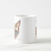 Gepersonaliseerde Siamese kat Koffiemok (Center)