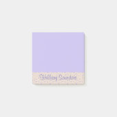 Gepersonaliseerde side tab met naam post-it® notes (Voorkant)