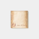 Gepersonaliseerde side tab met naam post-it® notes (Voorkant)