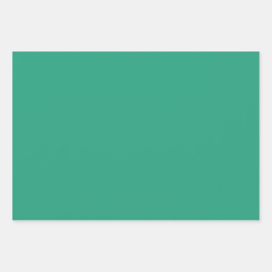 Gepersonaliseerde sierbingo - Jade Green Inpakpapier Vel (Voorkant 2)