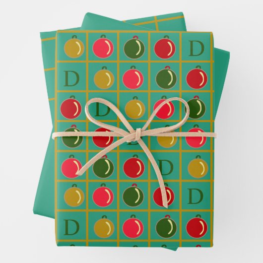 Gepersonaliseerde sierbingo - Jade Green Inpakpapier Vel (In situ)