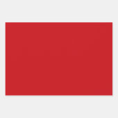 Gepersonaliseerde sierbingo-Venetiaanse rood & gro Inpakpapier Vel (Voorkant 2)