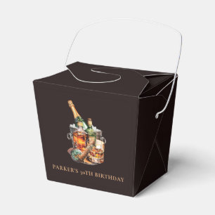 Gepersonaliseerde Sigaar en Whisky Mannen Bedankdoosjes