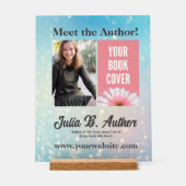 Gepersonaliseerde signeersessie voor auteurs acryl bord (Voorkant)