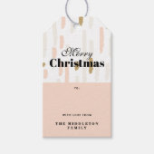 Gepersonaliseerde Simple Boho Christmas Cadeaulabel (Voorkant)