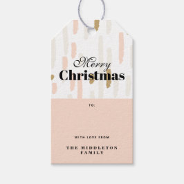 Gepersonaliseerde Simple Boho Christmas Cadeaulabel