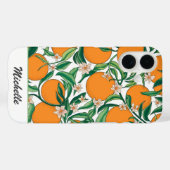 Gepersonaliseerde Sinaasappels Citrusvruchten Bloe Case-Mate iPhone Case (Achterkant (horizontaal))
