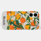 Gepersonaliseerde Sinaasappels Citrusvruchten Bloe Case-Mate iPhone Case (Achterkant (horizontaal))