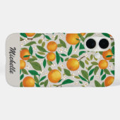 Gepersonaliseerde Sinaasappels Citrusvruchten Bloe Case-Mate iPhone Case (Achterkant (horizontaal))