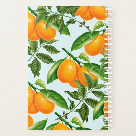 Gepersonaliseerde Sinaasappels Planner (Achterkant)