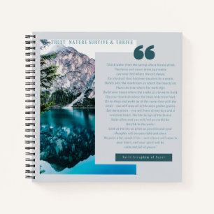 Gepersonaliseerde Sint Seraphim van Sarov Trust Na Notitieboek