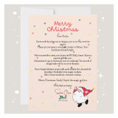 Gepersonaliseerde Sinterklaas Letter Kerst Kaart