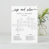 Gepersonaliseerde sip en los Vrijgezellenfeest kru Kaart (Staand voorkant)