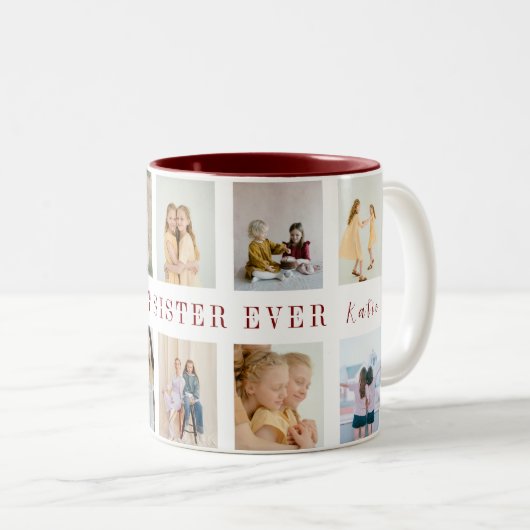 Gepersonaliseerde Sisters Coffee Mok | Aangepaste  (Voorkant rechts)