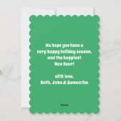 Gepersonaliseerde Sister's Foto van Kerstmis Feestdagenkaart (Achterkant)