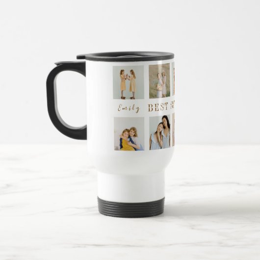 Gepersonaliseerde Sisters Travel Mug | Aangepaste Reisbeker (Links)