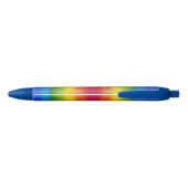 Gepersonaliseerde Sjabloon Trendy Colorful Handwri Blauwe Inkt Pen (Achterkant)