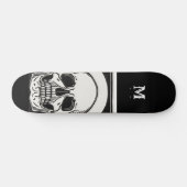 Gepersonaliseerde Skeleton Birthday Halloween Part Persoonlijk Skateboard (Horizontaal)