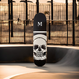 Gepersonaliseerde Skeleton Birthday Halloween Part Persoonlijk Skateboard