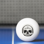 Gepersonaliseerde Skeleton Birthday Halloween Part Pingpongbal (Net)