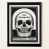 Gepersonaliseerde Skeleton Birthday Halloween Part Planner (Achterkant)