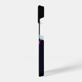 Gepersonaliseerde Skeleton Kerstverlichting Telefo iPhone Hoesje (Linkerkant)