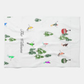 Gepersonaliseerde ski alpine skiën | Skiërs Theedoek (Horizontaal)