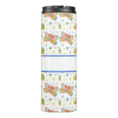 Gepersonaliseerde slak en vlinder van Kind Thermosbeker (Achterkant)